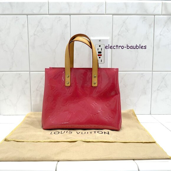 Louis Vuitton Reade PM Framboise Monogram Vernis MI0016 - PRISTINE - Picture 1 of 14